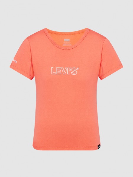 T-Shirt Woman Salmon Levis