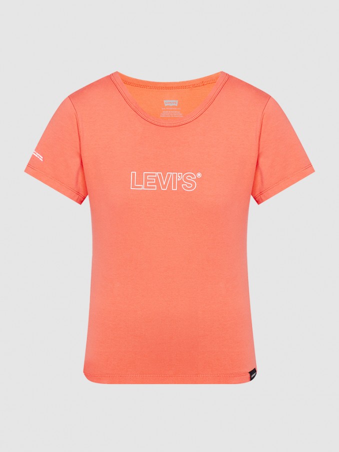 Camiseta Mujer Salmn Levis