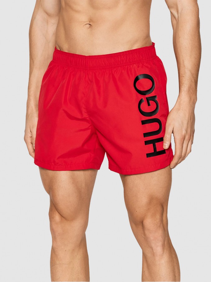 Pantalones Cortos Hombre Rojo Hugo Boss