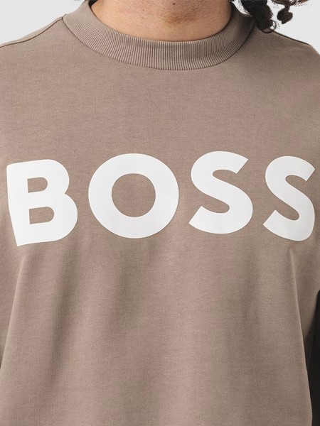 Sweatshirt Homem Basic Boss Orange