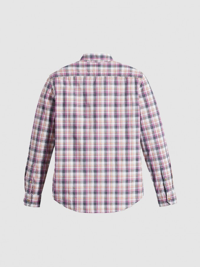 Shirt Man Red Chess Levis