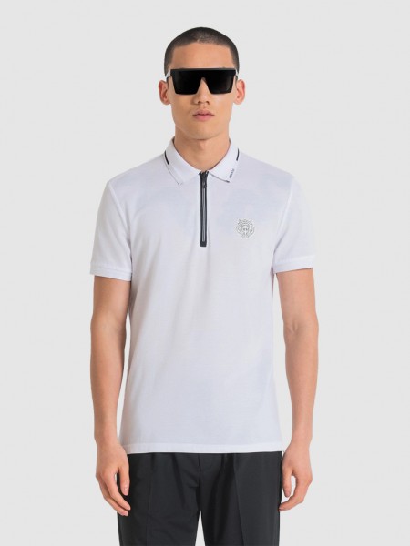 Polo Hombre Blanco Antony Morato