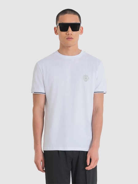 T-Shirt Man White Antony Morato