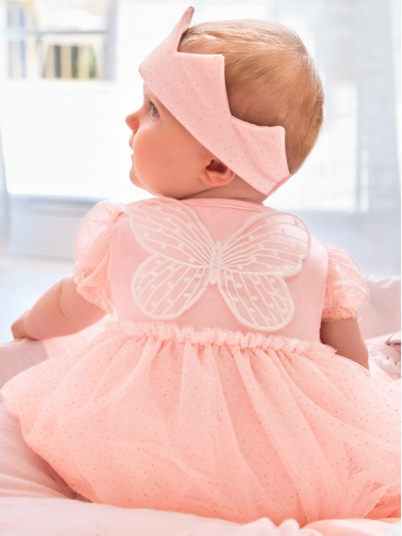 Dress Baby Girl Light Pink Mayoral
