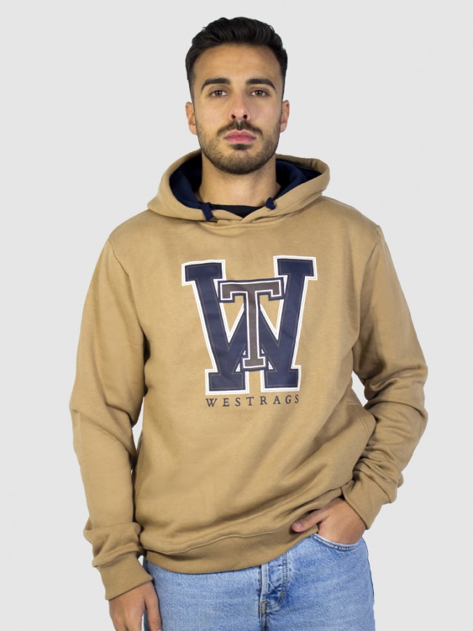 Sweatshirt Man Beige Westrags