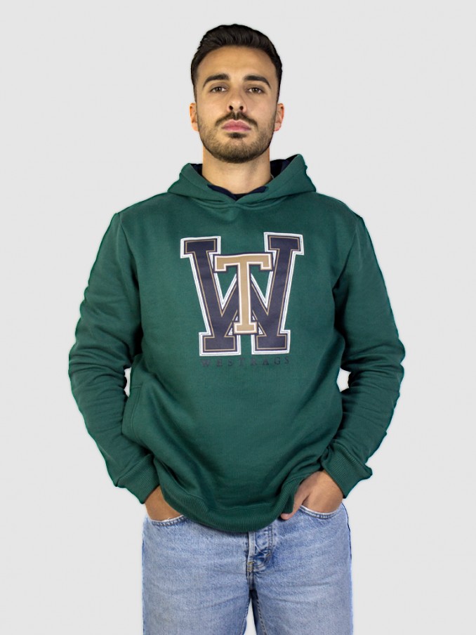 Sweatshirt Hombre Verde Westrags