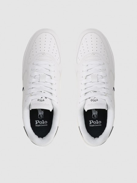 Sneakers Man White Polo Ralph Lauren