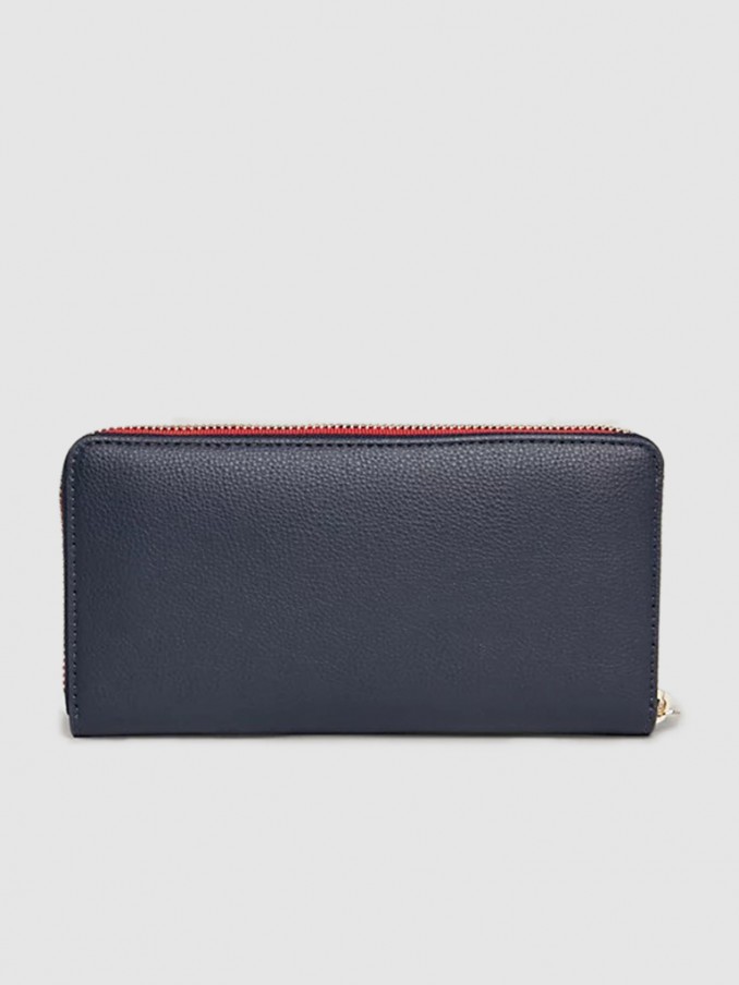 Wallet Woman Navy Blue Tommy Jeans