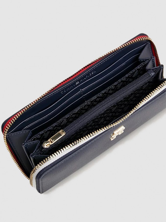 Wallet Woman Navy Blue Tommy Jeans
