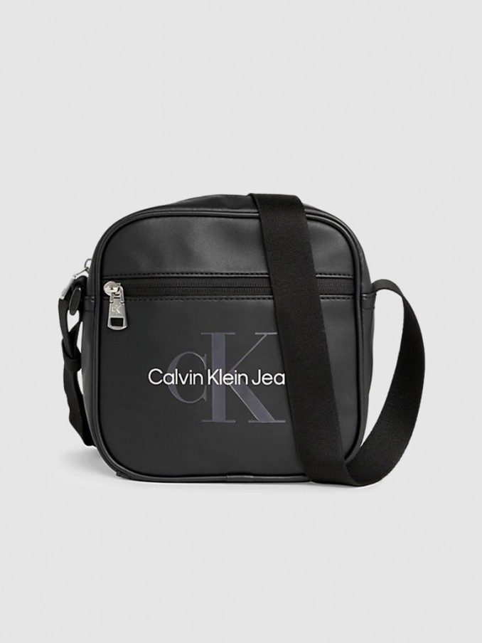 Bolsos de Hombro Hombre Negro Calvin Klein