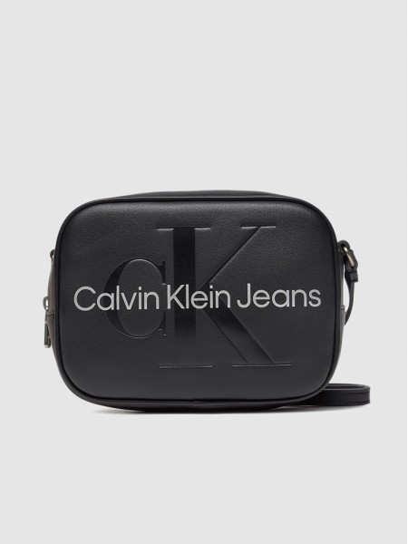 Bolsos de Hombro Mujer Plata Calvin Klein