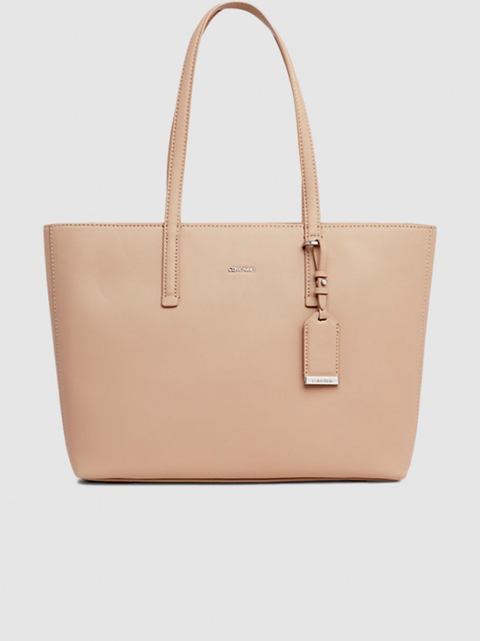 Bolsos Mujer Beige Calvin Klein