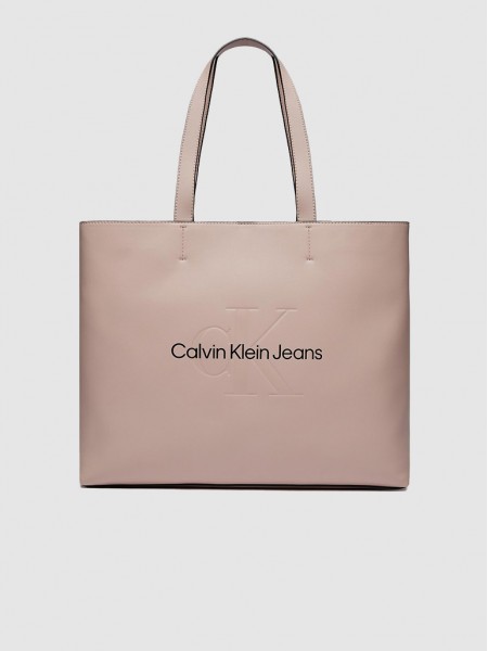 Bolsos de Mano Mujer Rosa Calvin Klein