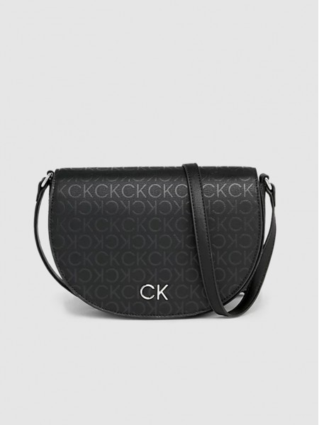 Bolsos de Hombro Mujer Negro Calvin Klein