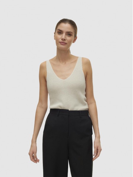 Tops Mulher Vmnewlexsun Shine Sl Top Rep Vero Moda