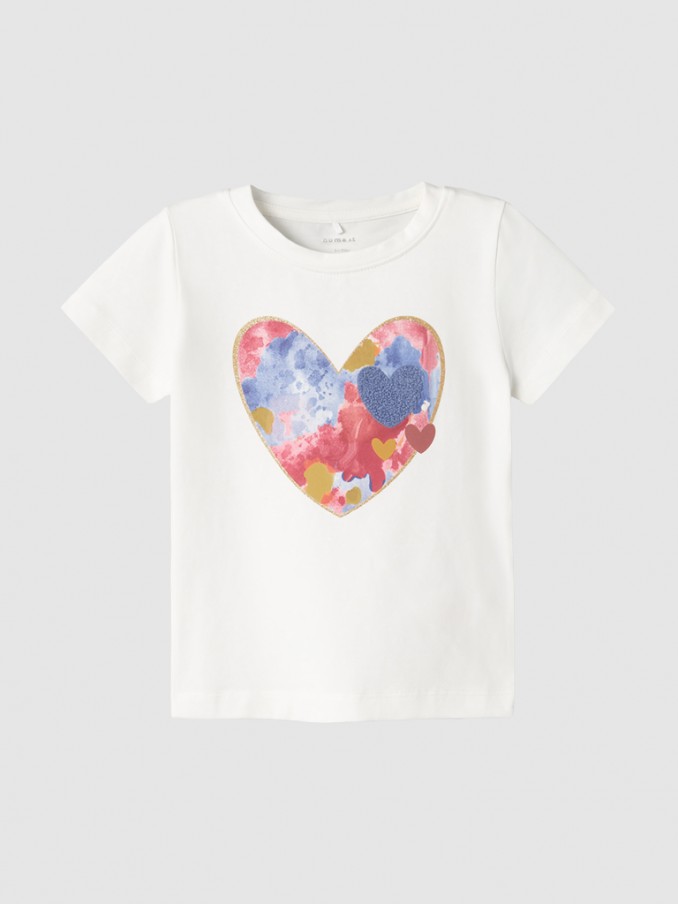 T-Shirt Girl Cream Name It