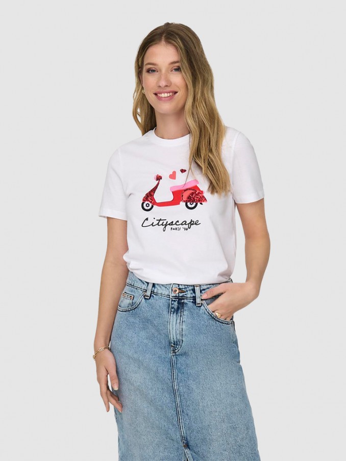 T-Shirt Woman White Only