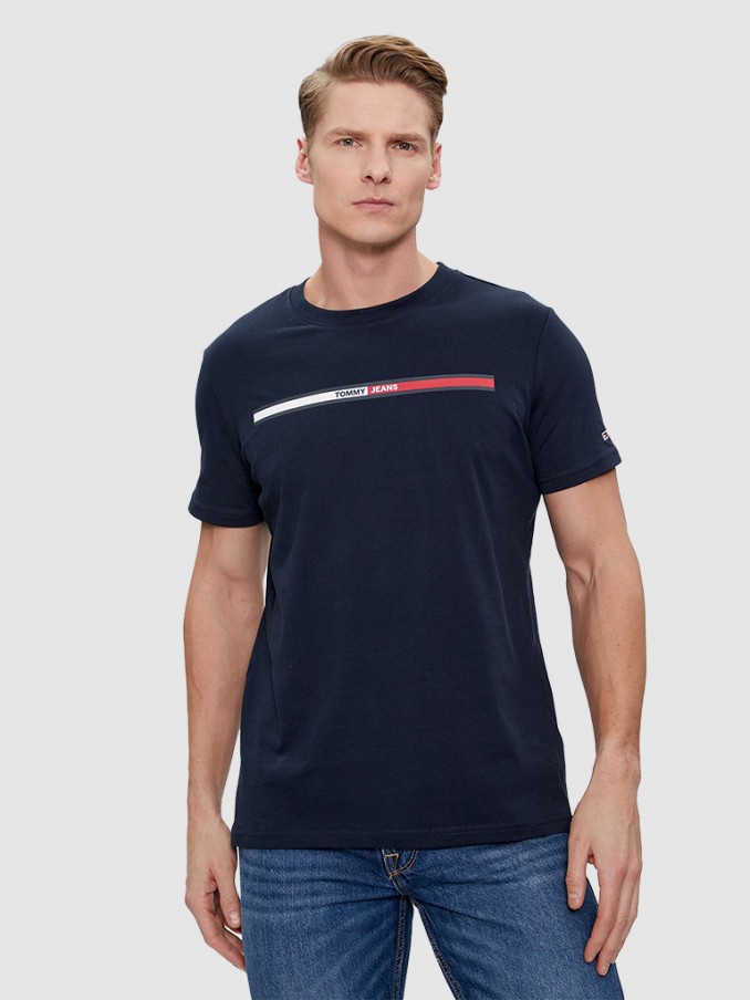 Camiseta Hombre Azul Marino Tommy Jeans