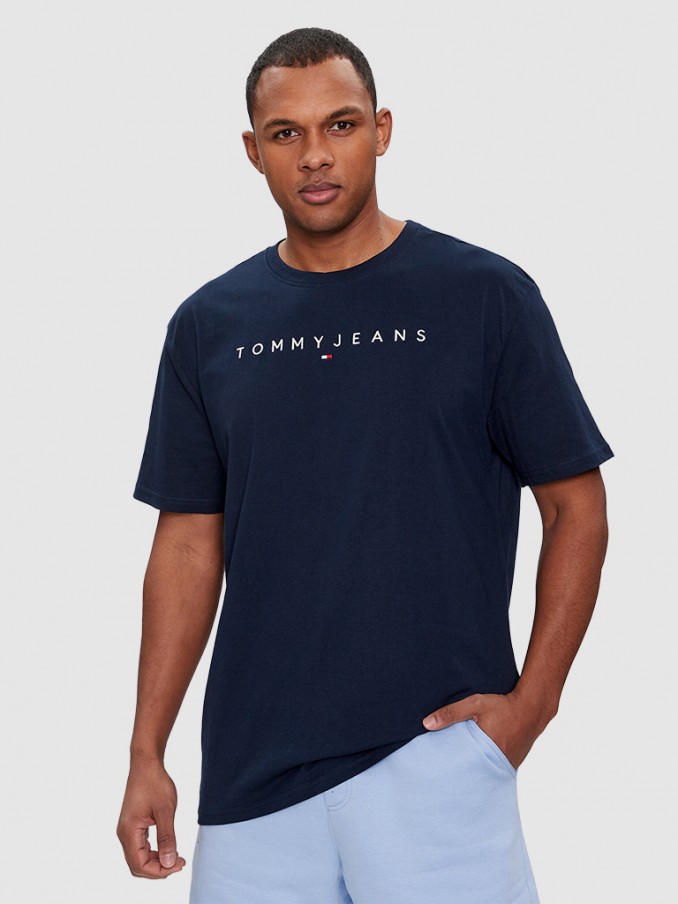 Camiseta Hombre Azul Marino Tommy Jeans