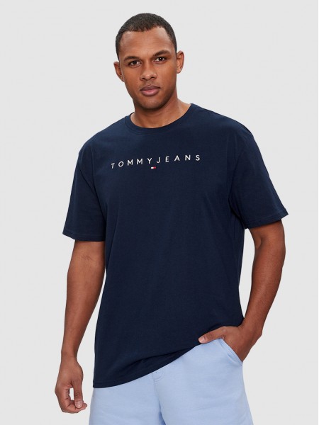 T-Shirt Homem Logo Tommy Jeans