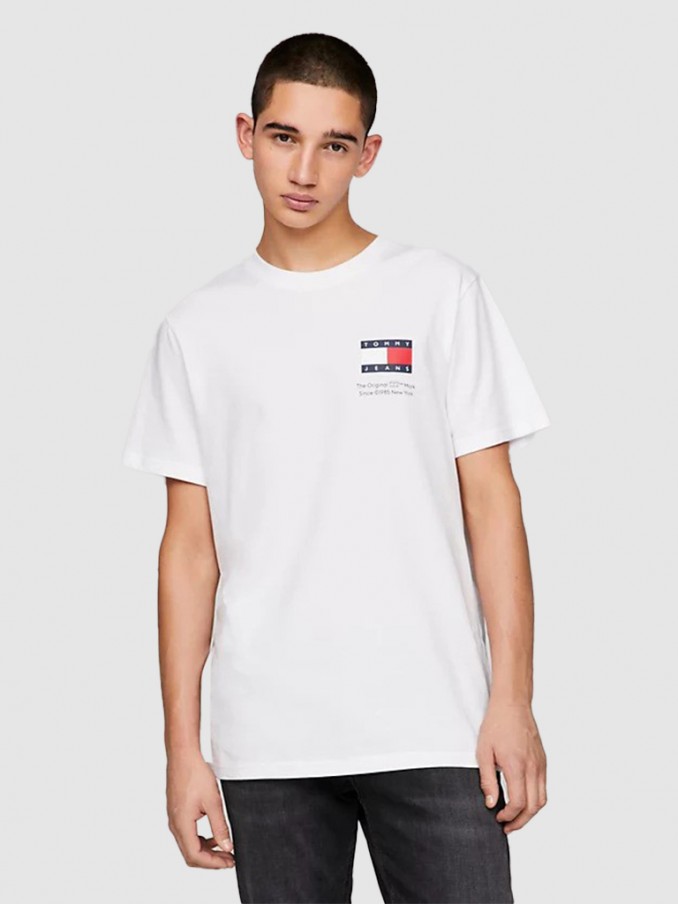 Camiseta Hombre Blanco Tommy Jeans