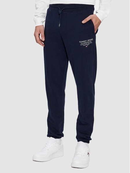 Pants Man Navy Blue Tommy Jeans