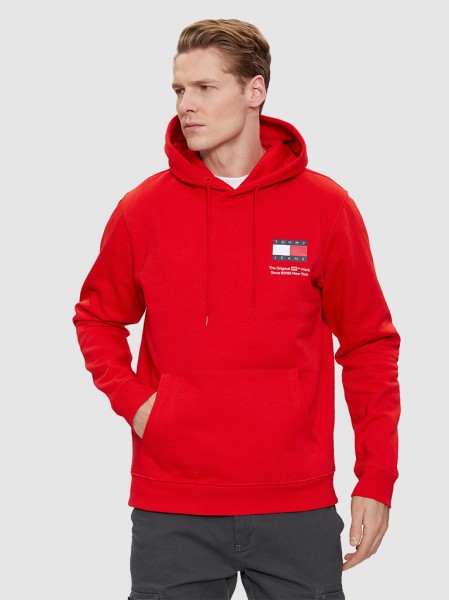 Jumper Man Red Tommy Jeans