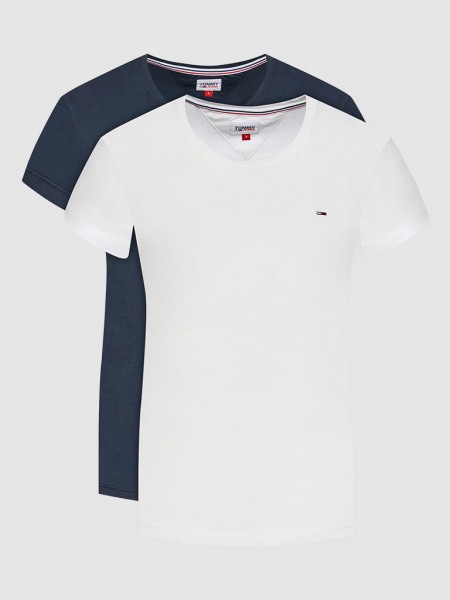 Pack 2 T-Shirt Mulher Soft Tommy Jeans