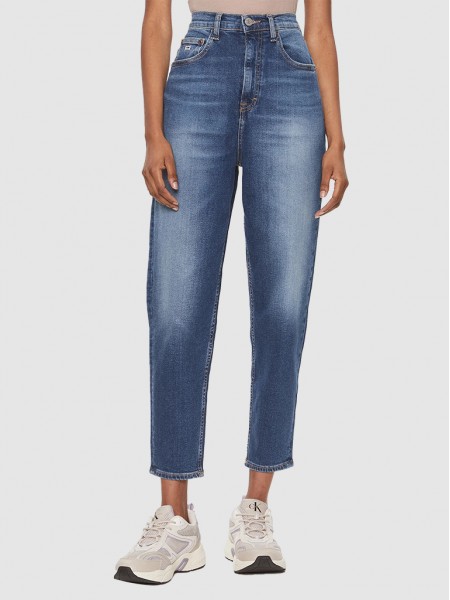 Pantalones Mujer Jeans Oscuros Tommy Jeans