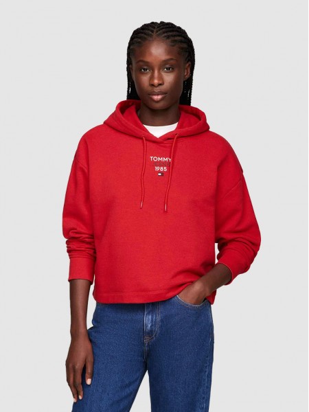 Jumper Woman Red Tommy Jeans