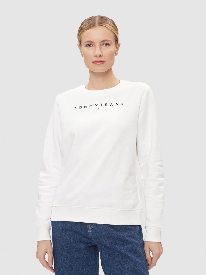 Jumper Woman White Tommy Jeans