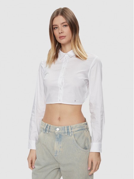 Camisa Mulher Crop Tommy Jeans