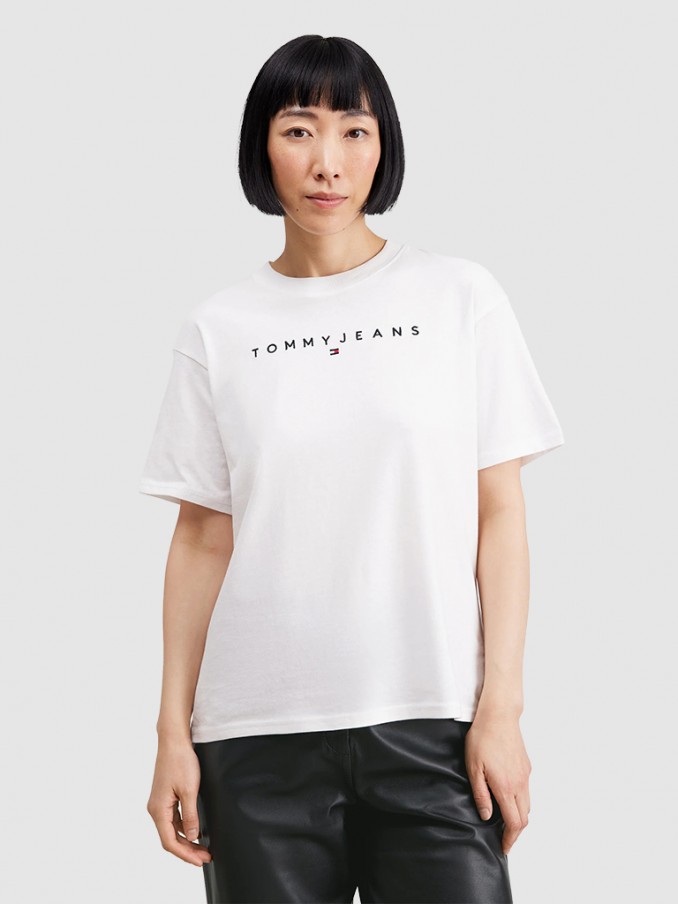 T-Shirt Mulher Slim Tommy Jeans