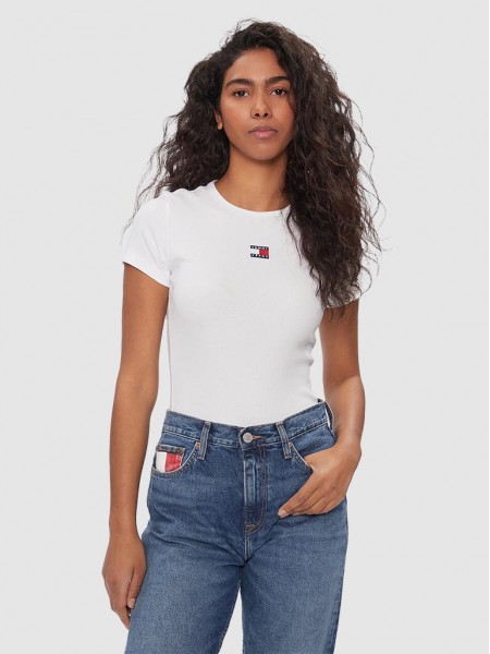 Blusa Mujer Blanco Tommy Jeans