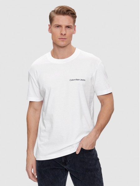 T-Shirt Man White Calvin Klein