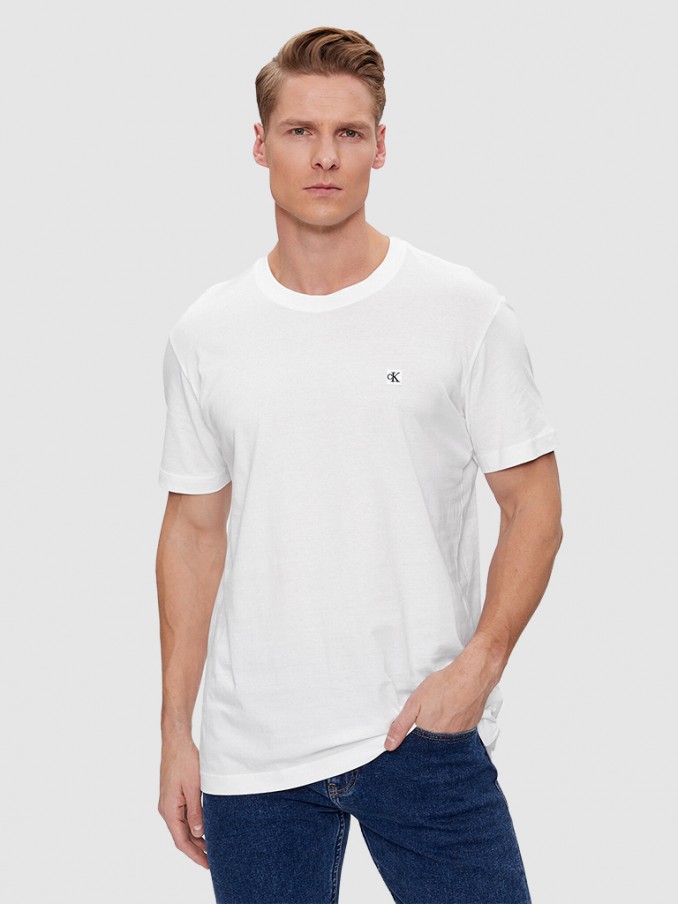 T-Shirt Man White Calvin Klein