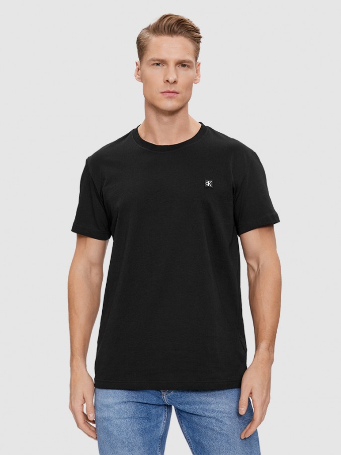 Camiseta Hombre Negro Calvin Klein