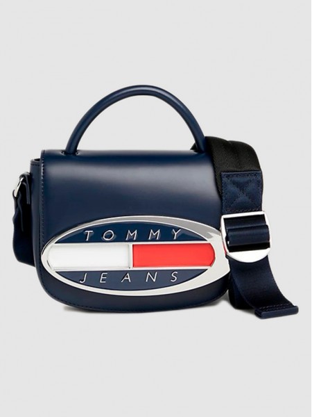 Bolsos de Hombro Mujer Azul Marino Tommy Jeans