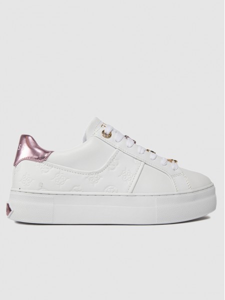 Tenis Mujer Blanco Guess