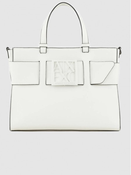 Tote Bags Woman White Armani Exchange