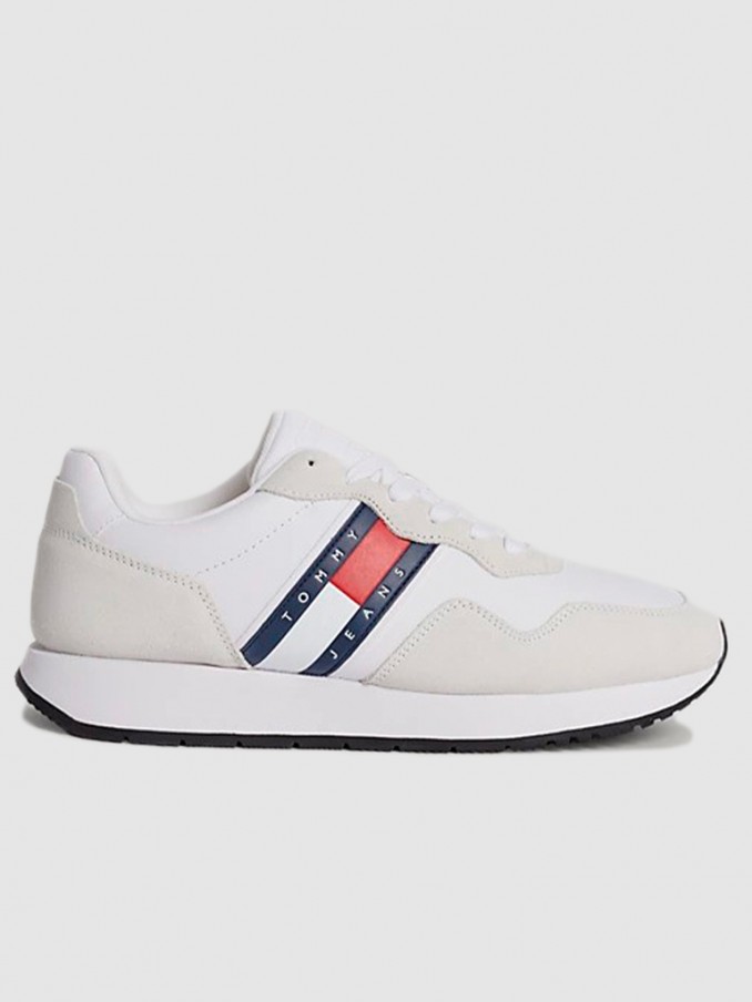 Tenis Hombre Blanco Tommy Jeans
