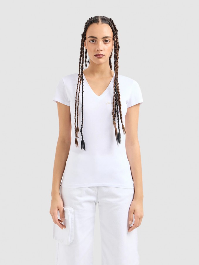 Camiseta Mujer Blanco Armani Exchange