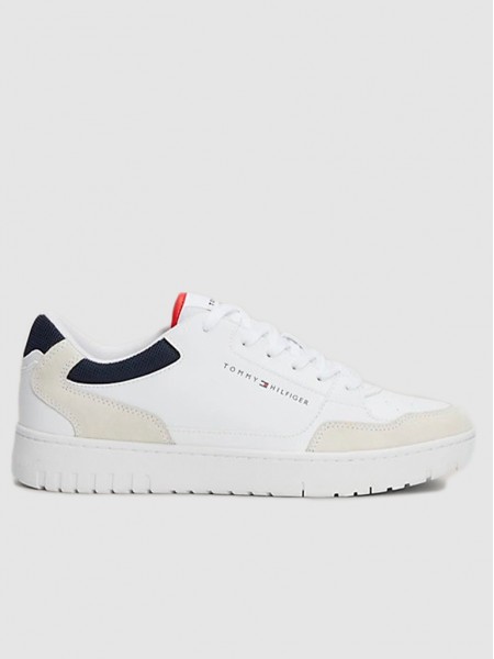 Tenis Hombre Blanco Tommy Jeans