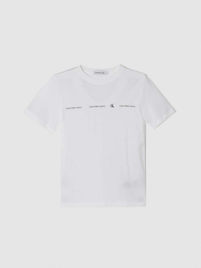 T-Shirt Boy White Calvin Klein
