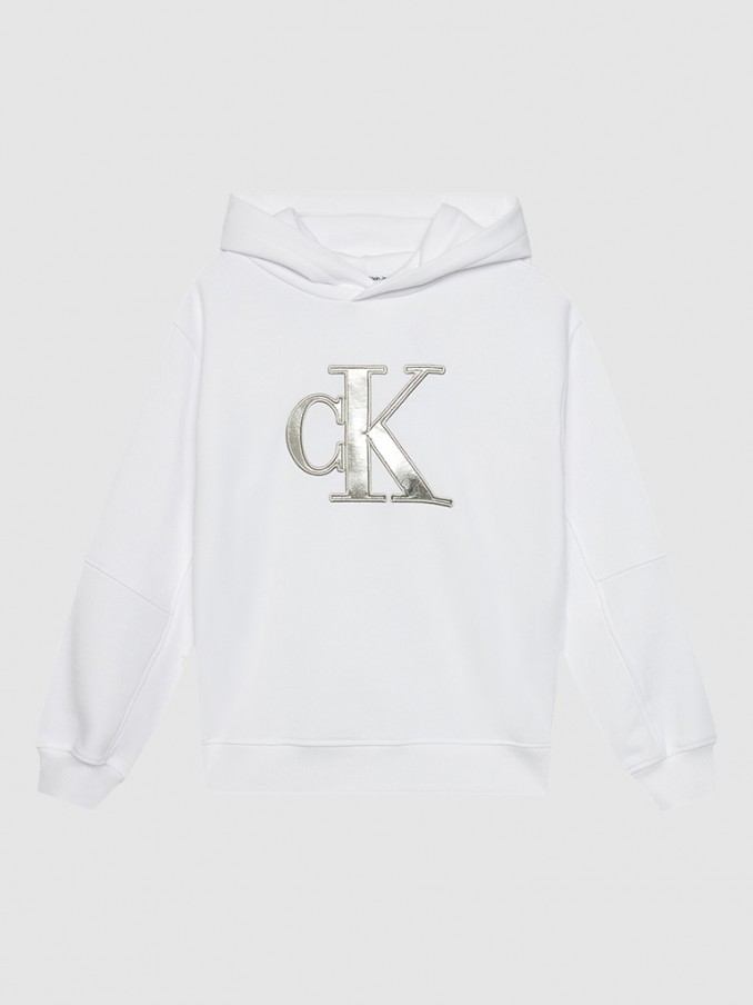 Sweatshirt Menina Monogram Calvin Klein