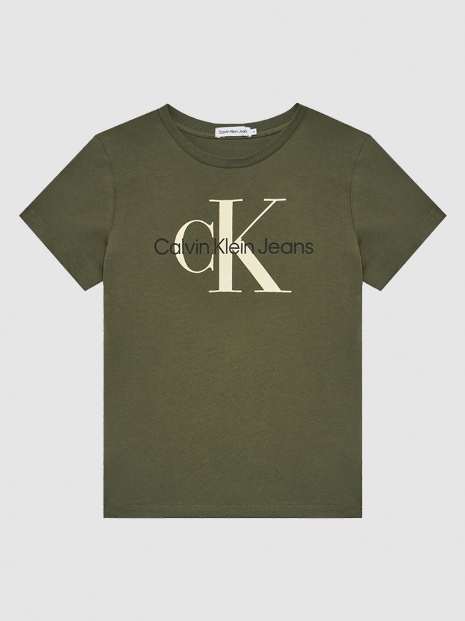 Camiseta Unisex Nio Verde Musgo Calvin Klein