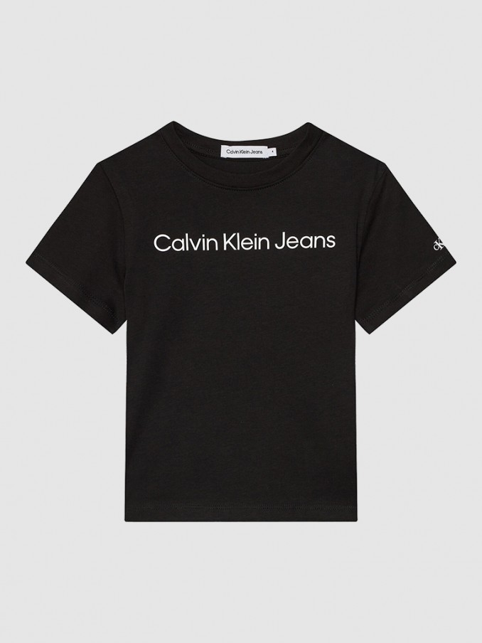 T-Shirt Unisex Child Black Calvin Klein