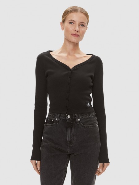 Jacket Woman Black Calvin Klein