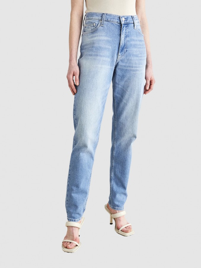 Pantalones Mujer Jeans Ligeros Calvin Klein
