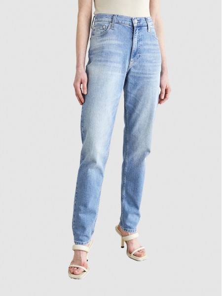 Pants Woman Light Jeans Calvin Klein